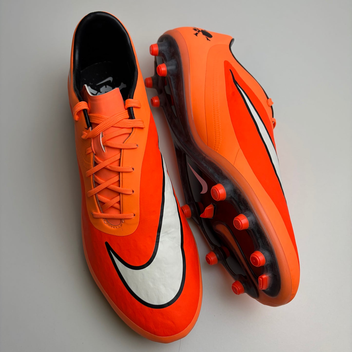 Nike Hypervenom Phatal I Fg Pro Football Boots Uk 10 Rare Orange