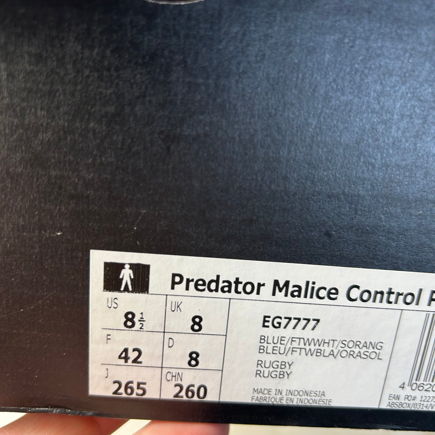 Adidas Predator Malice Control Sg Rugby Boots Uk 8