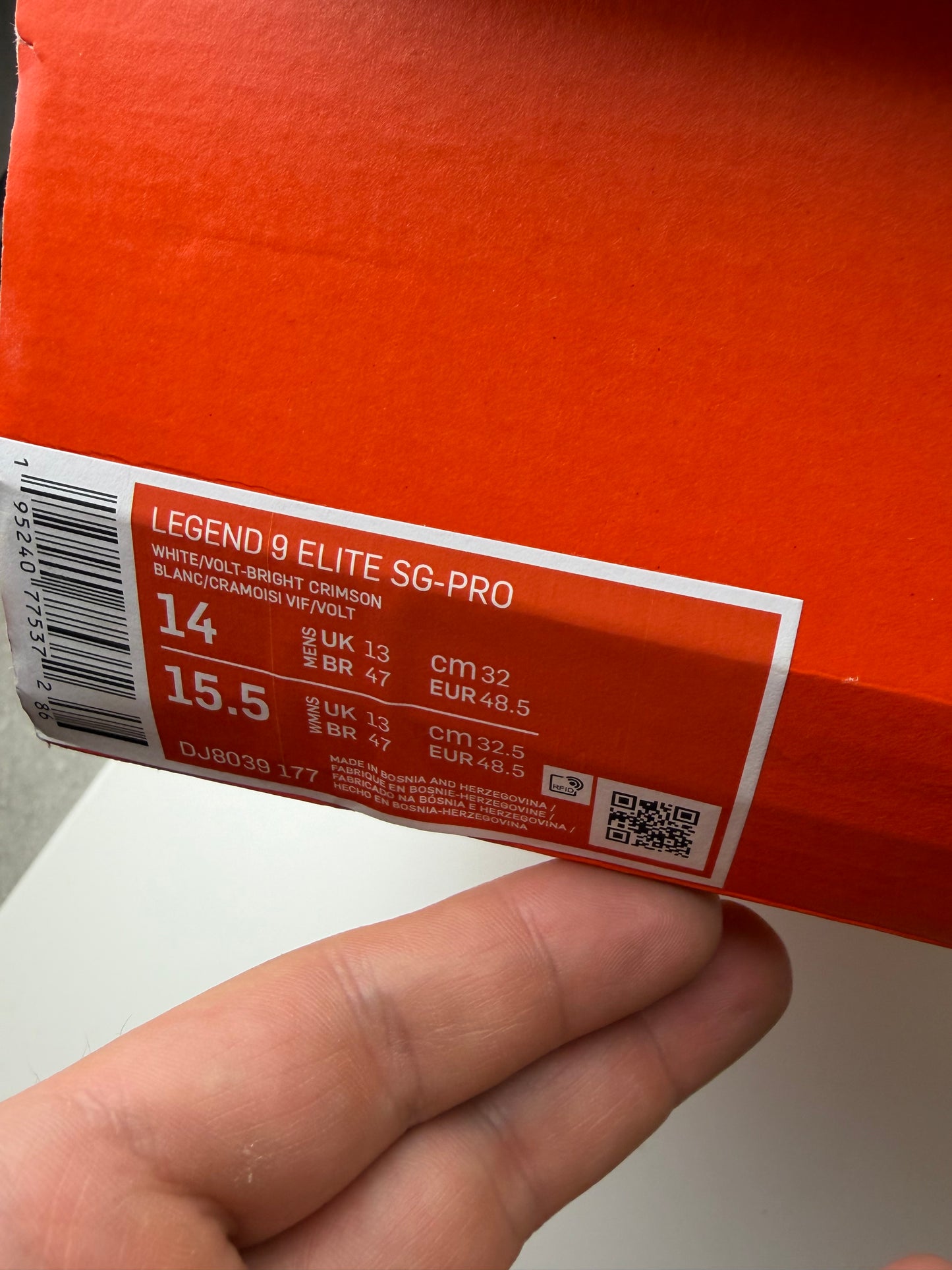 Nike Tiempo Legend 9 Elite Sg-Pro Football Boots Uk 13 Brand New