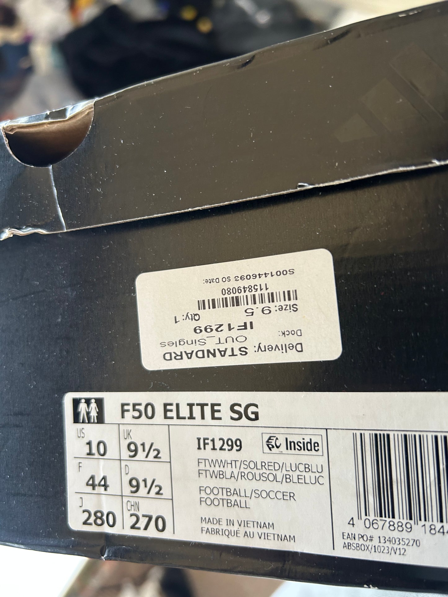 Adidas F50 Elite Sg Football Boots Uk 9.5