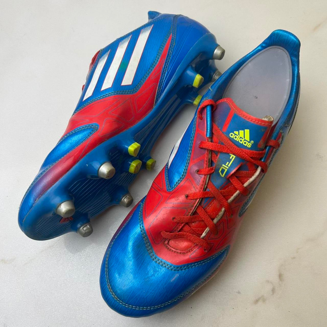 Adidas F50 F10 Sg Footballl Boots Uk 8 Rare Retro