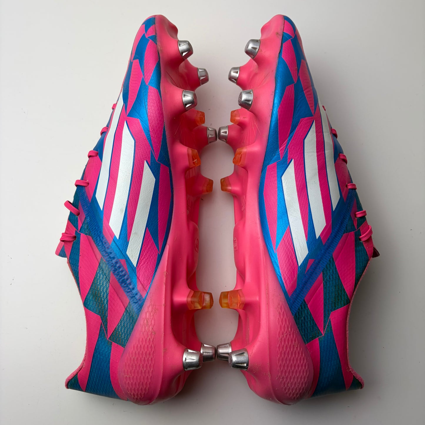 Adidas F50 Adizero Sg Football Boots Uk 9 Pink Rare