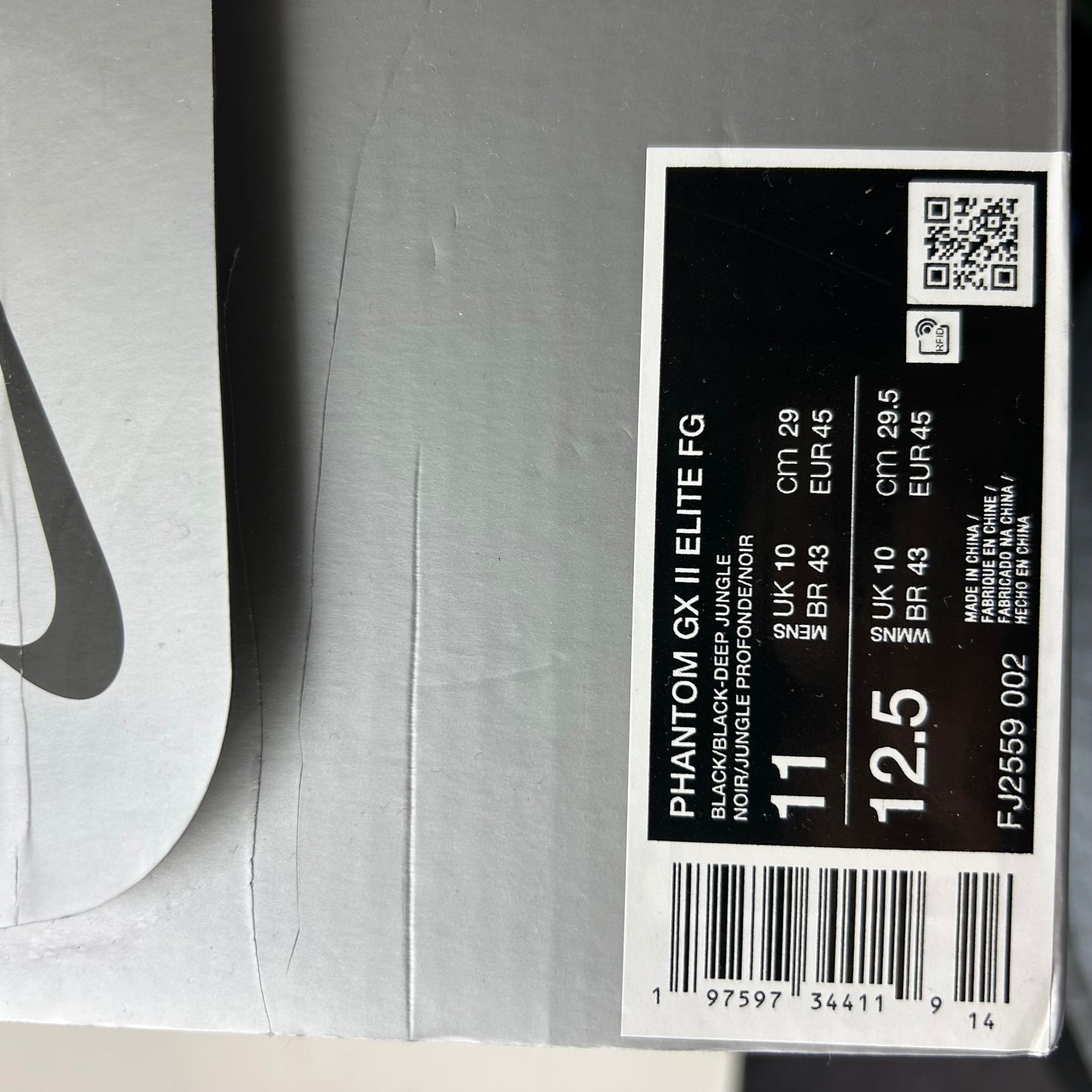 Nike Phantom Gx 2 Elite Fg Football Boots Uk 10