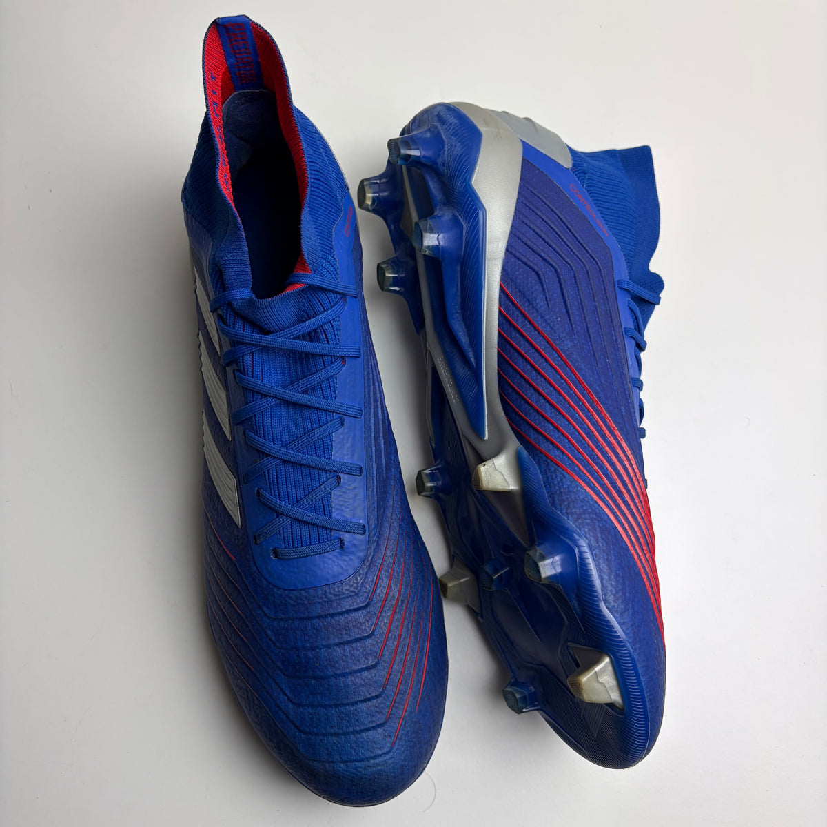 Adidas Predator 19.1 Fg Elite ‘Exhibit Bold Blue’ Football Boots Uk 10.5 Rare