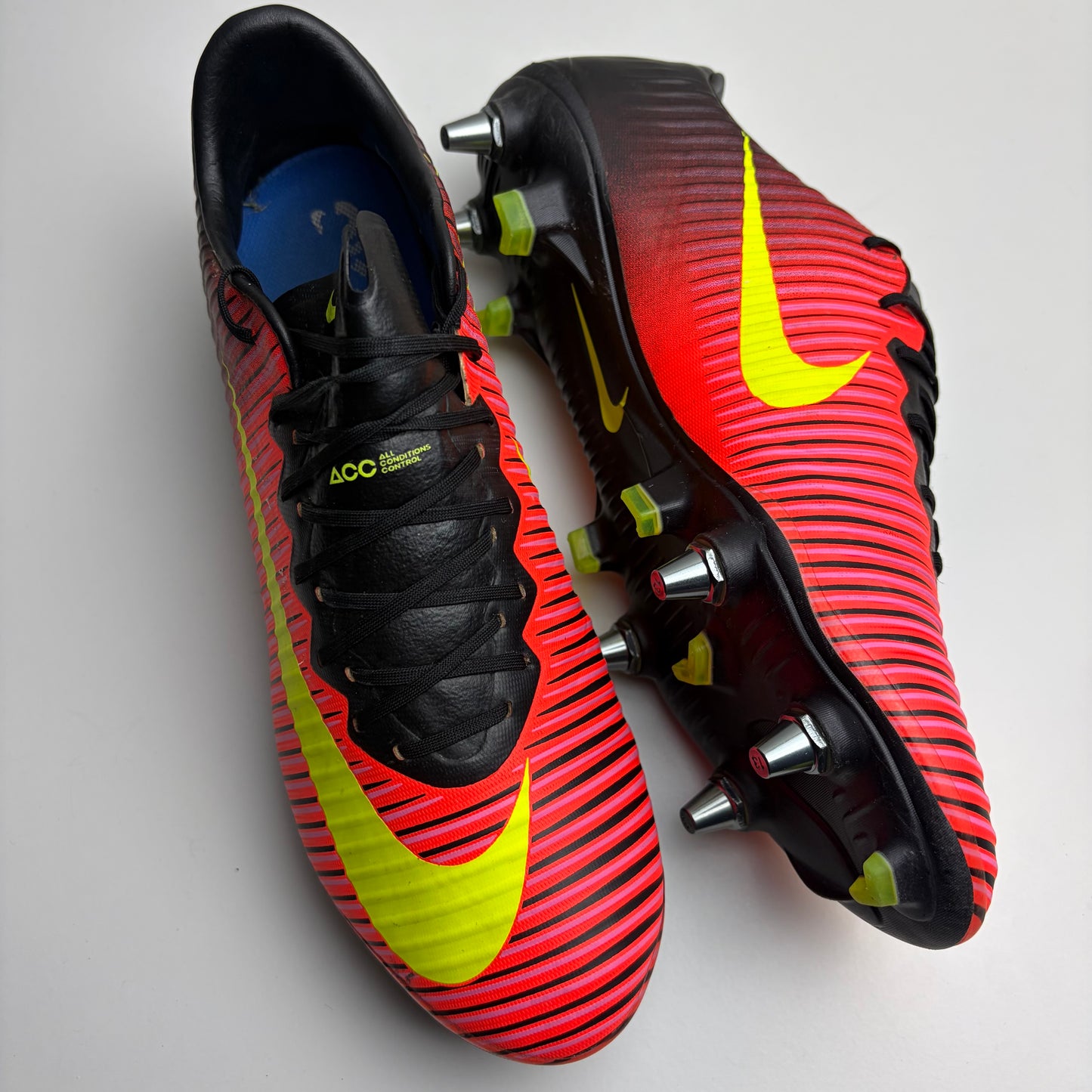 Nike Mercurial Vapor XI Sg Elite Football Boots ‘Total Crimson’ Uk 9 Very Rare