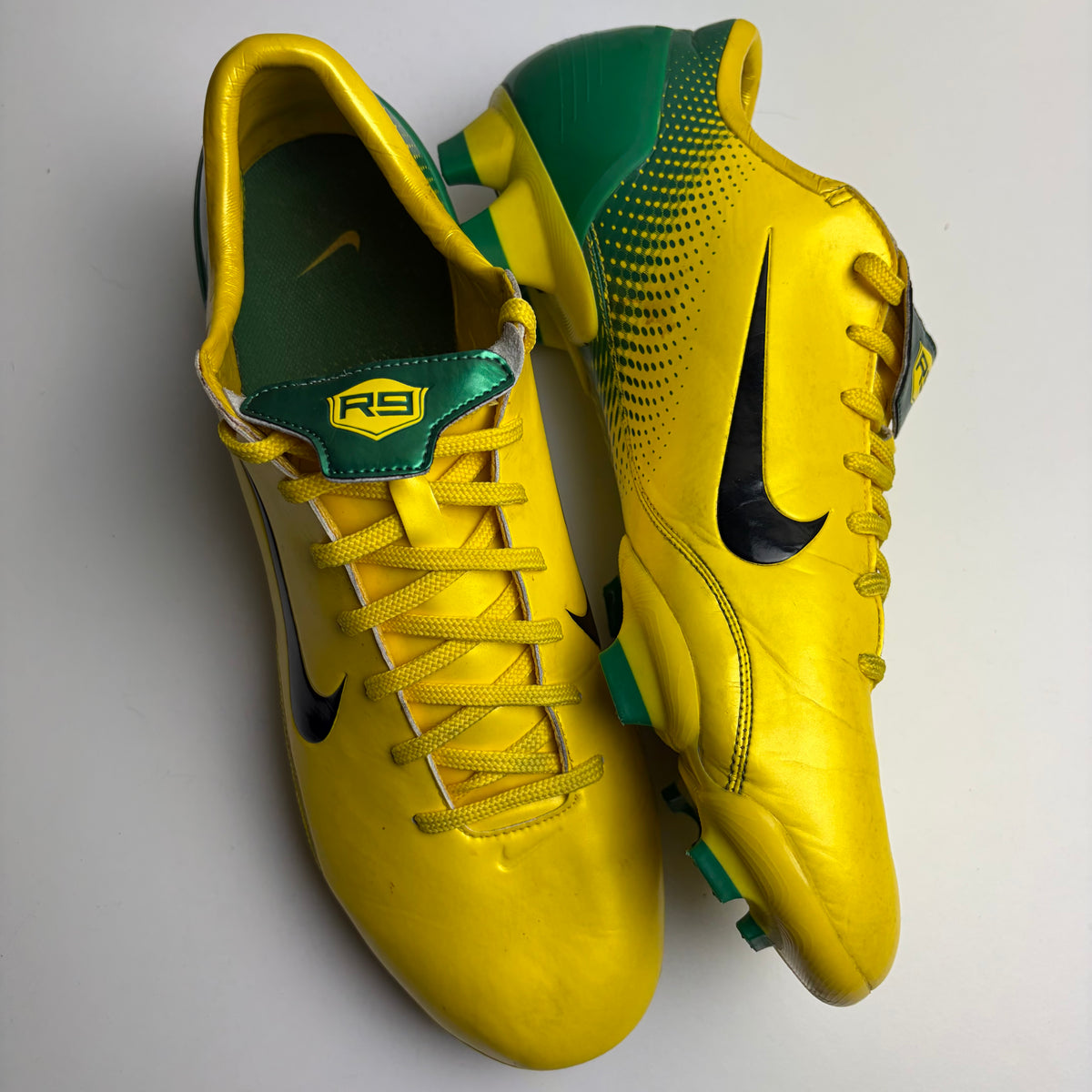 Nike Mercurial Talaria Iii R9 Yellow Brazil Football Boots Uk 10 Retro So Rare