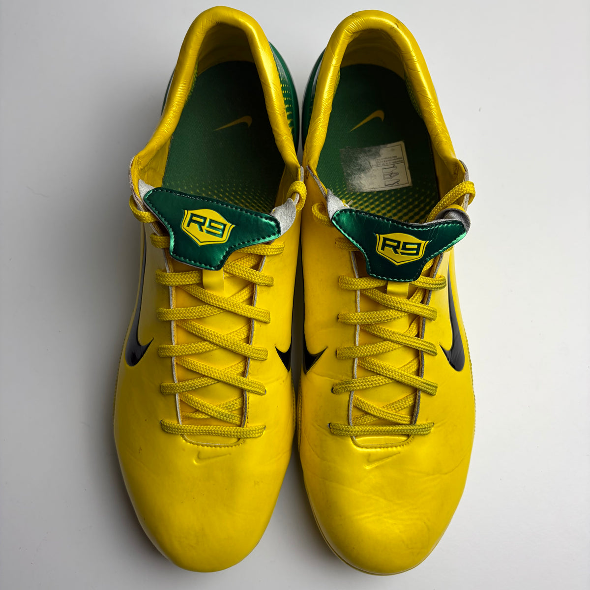 Nike Mercurial Talaria Iii R9 Yellow Brazil Football Boots Uk 10 Retro So Rare
