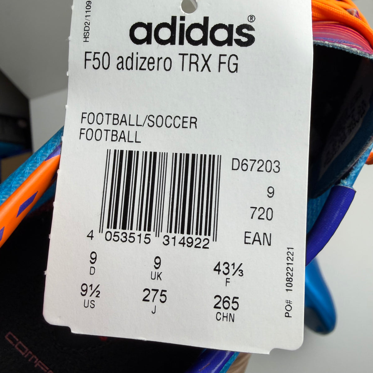 Adidas F50 Adizero Fg Elite Football Boots Uk 9 Rare