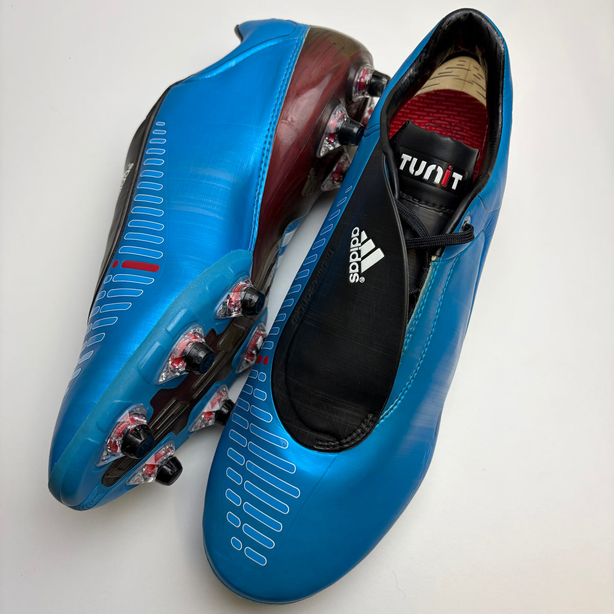 Adidas F50i Tunit Fg Retro Blue Football Boots Uk 9.5 Sample Collector