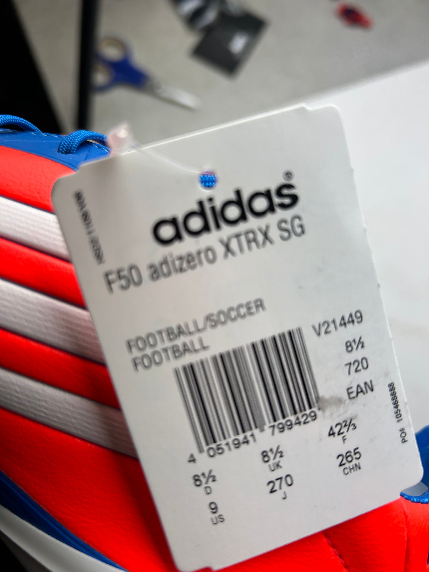 Adidas F50 Adizero Sg Football Boots Uk 8.5