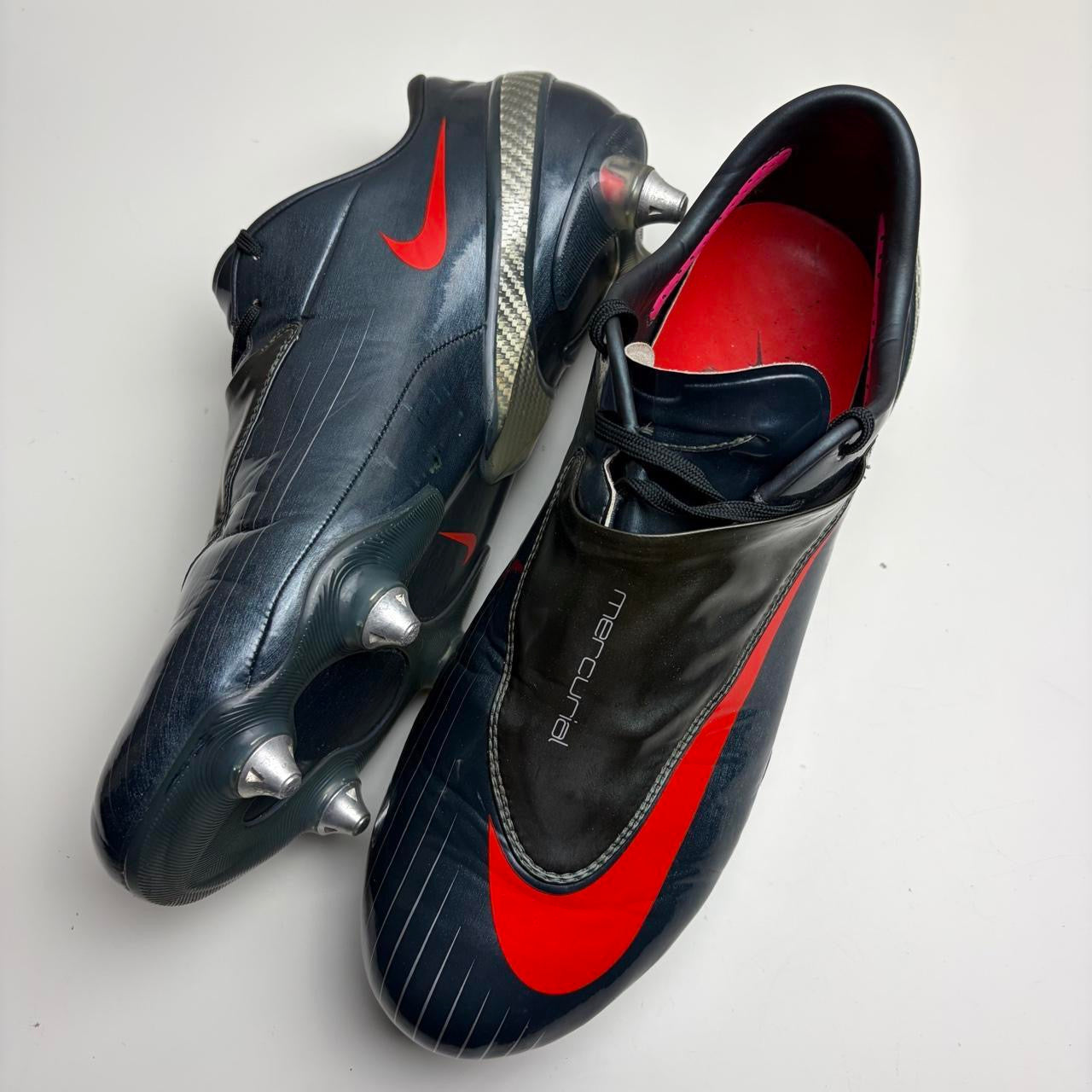 Nike Mercurial Vapor IV Sl Elite Football Boots Charcoal/Max Orange Uk 9 Italy