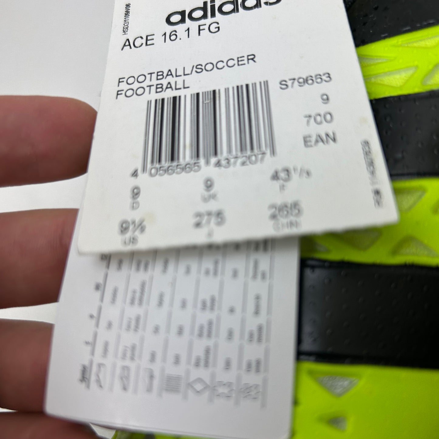 Adidas Ace 16.1 Fg Elite Football Boots Uk 9