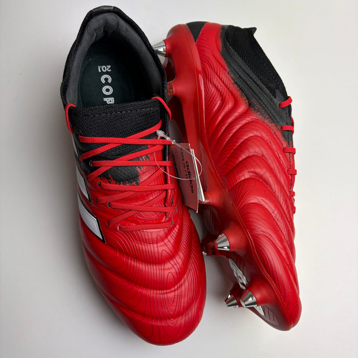Adidas Copa 20.1 Elite Sg Football Boots Red Black Uk 8.5 New With Tags