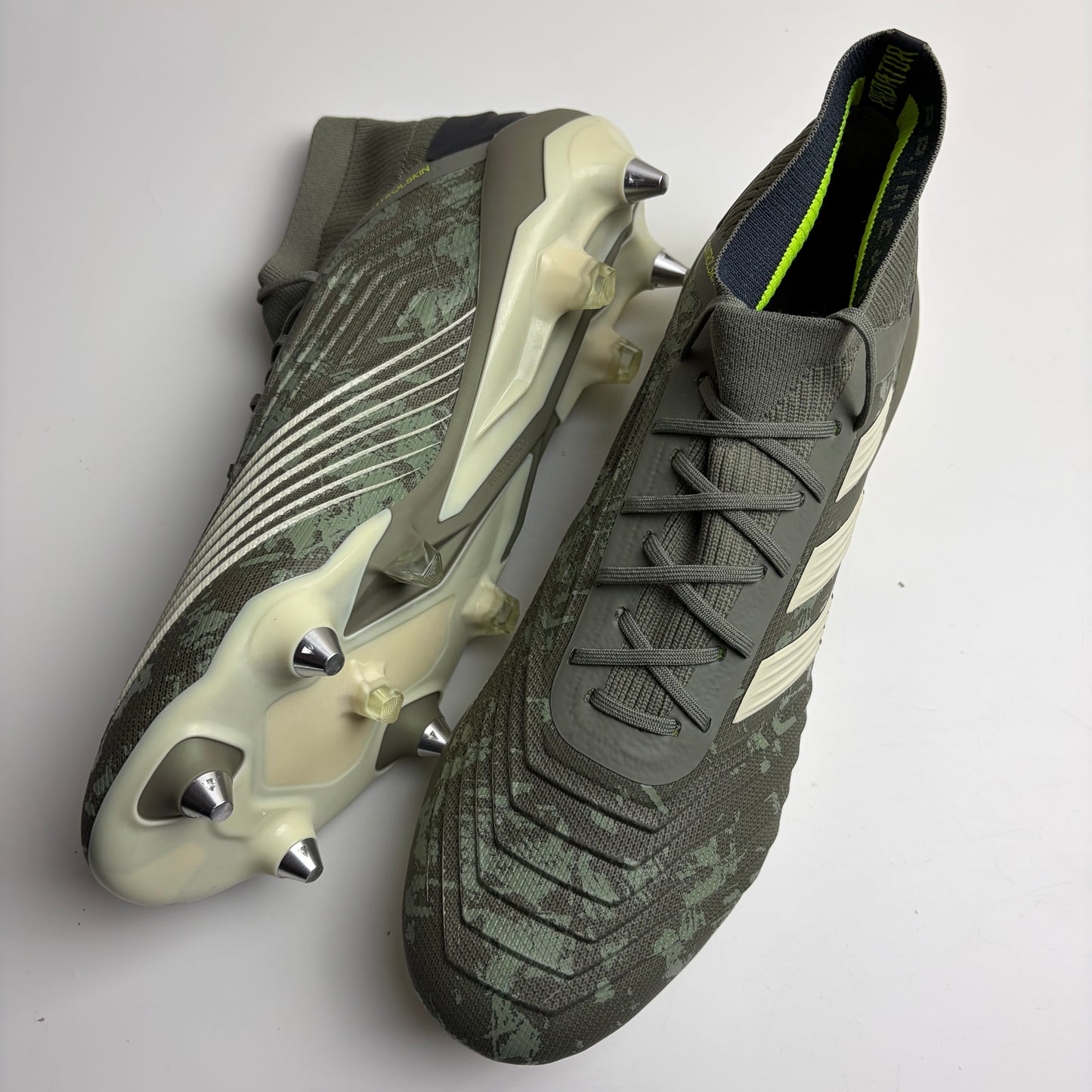 Adidas Predator 19.1 Sg Elite ‘Legacy Green’ Camouflage Football Boots Uk 9 New