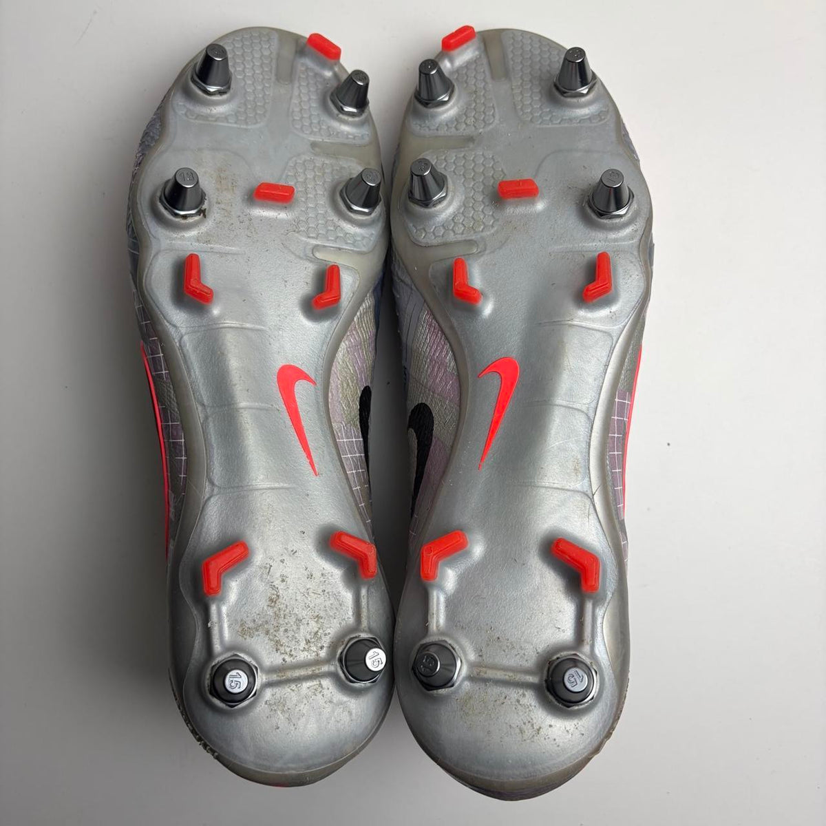 Nike Phantom Venom Elite Sg Silver Football Boots Uk 8.5 Rare