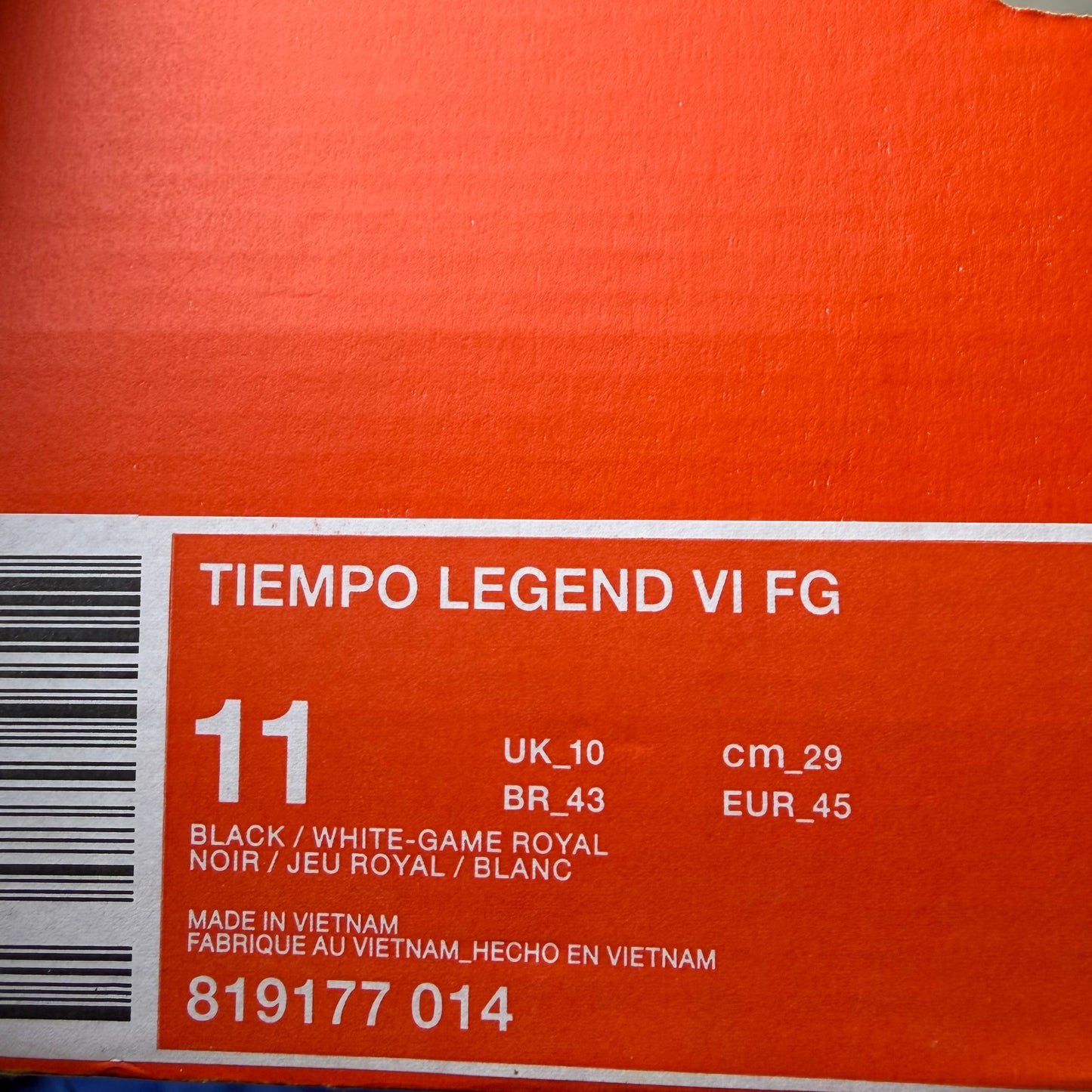 Nike Tiempo Legend VI Elite Fg Football Boots ‘Derby Days’ Uk 10