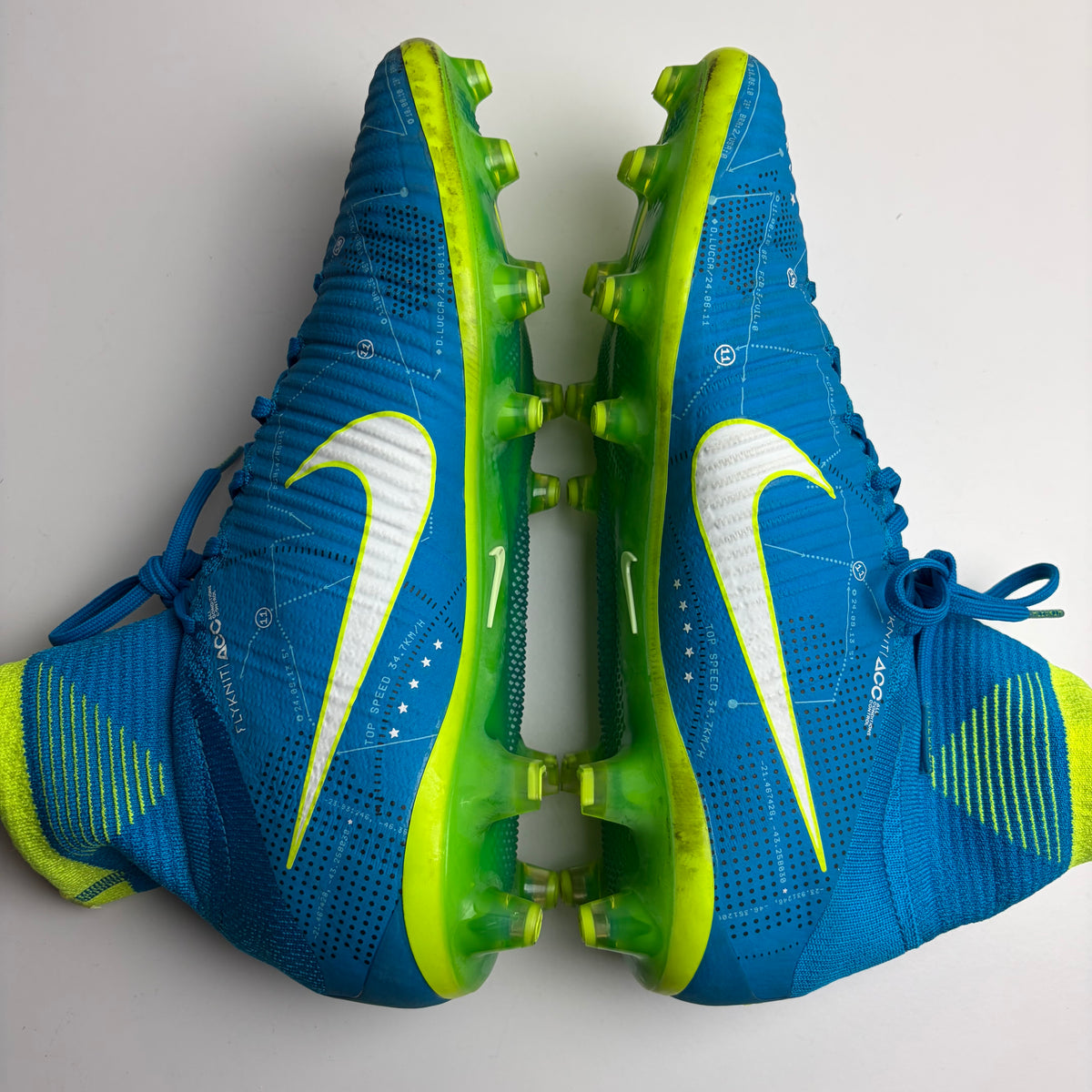 Nike Mercurial Superfly V Elite Ag Njr Neymar Football Boots Uk 9 Super Rare
