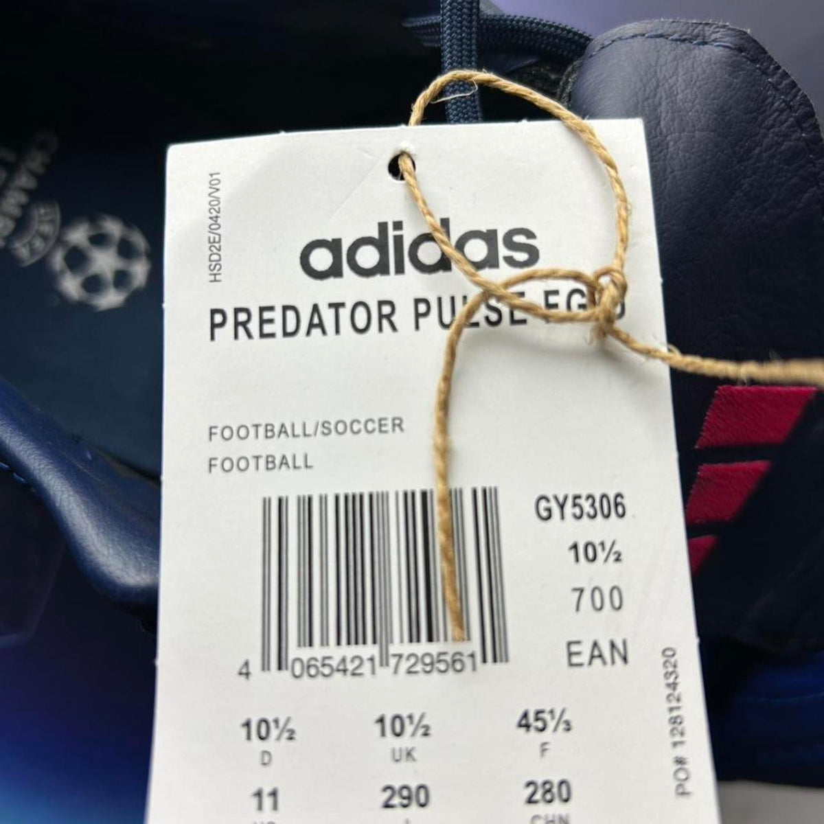 Adidas Predator Pulse Fg Elite UCL Football Boots Uk 10.5