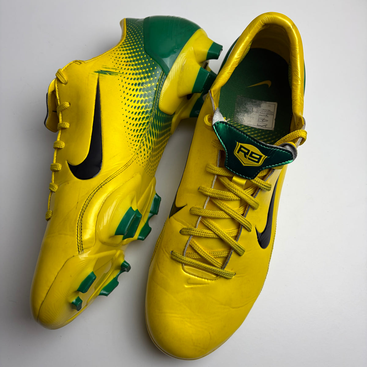 Nike Mercurial Talaria Iii R9 Yellow Brazil Football Boots Uk 10 Retro So Rare