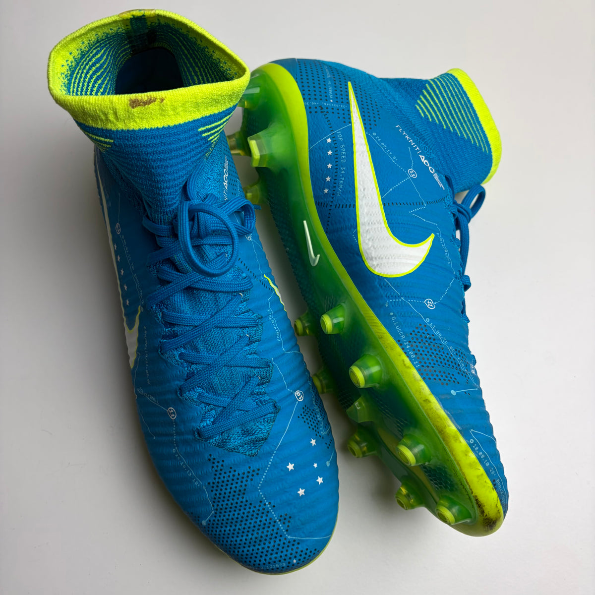 Nike Mercurial Superfly V Elite Ag Njr Neymar Football Boots Uk 9 Super Rare
