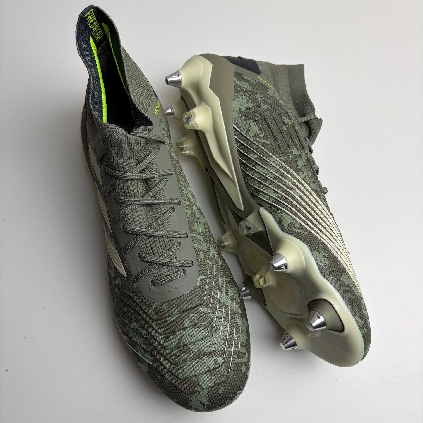 Adidas Predator 19.1 Sg Elite ‘Legacy Green’ Camouflage Football Boots Uk 9 New