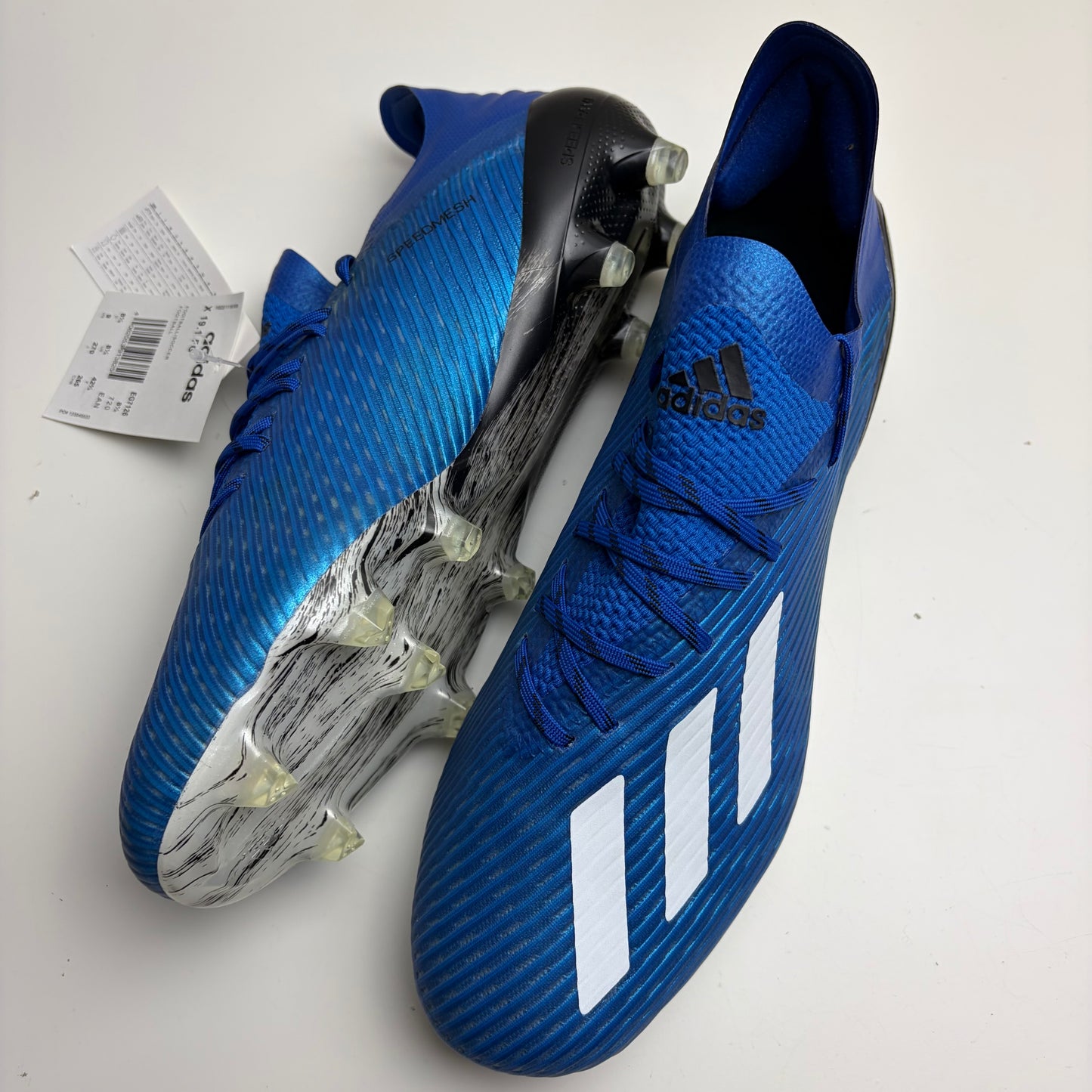 Adidas X 19.1 Fg Royal Blue Football Boots Uk 8.5 Rare New
