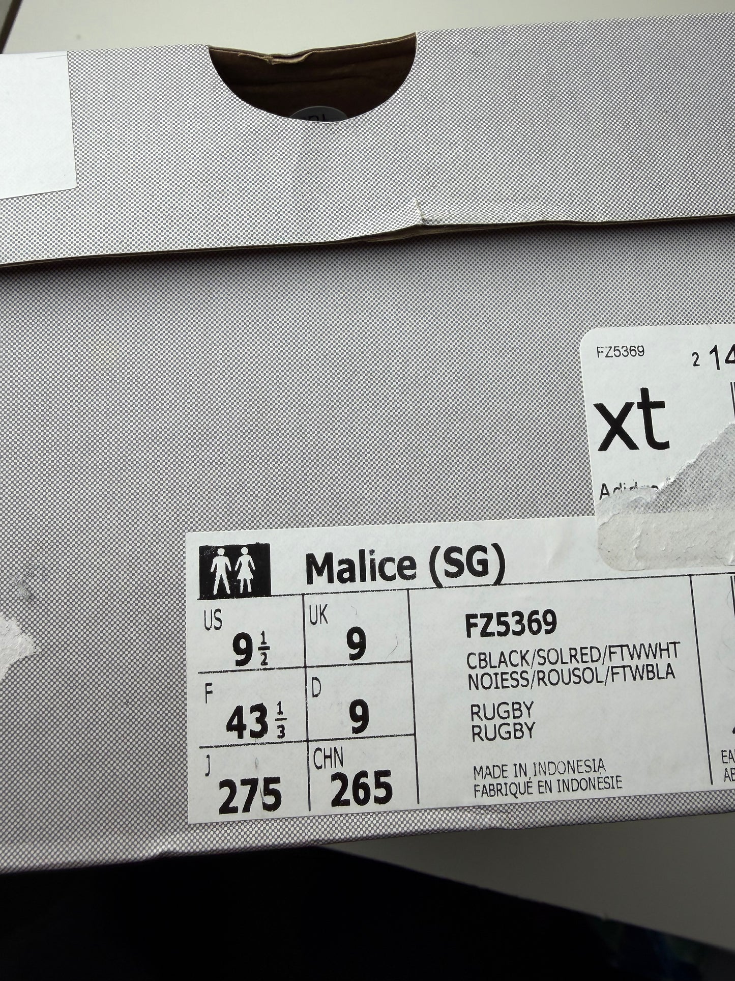 Adidas Predator Malice Rugby Sg Uk 9 Brand New