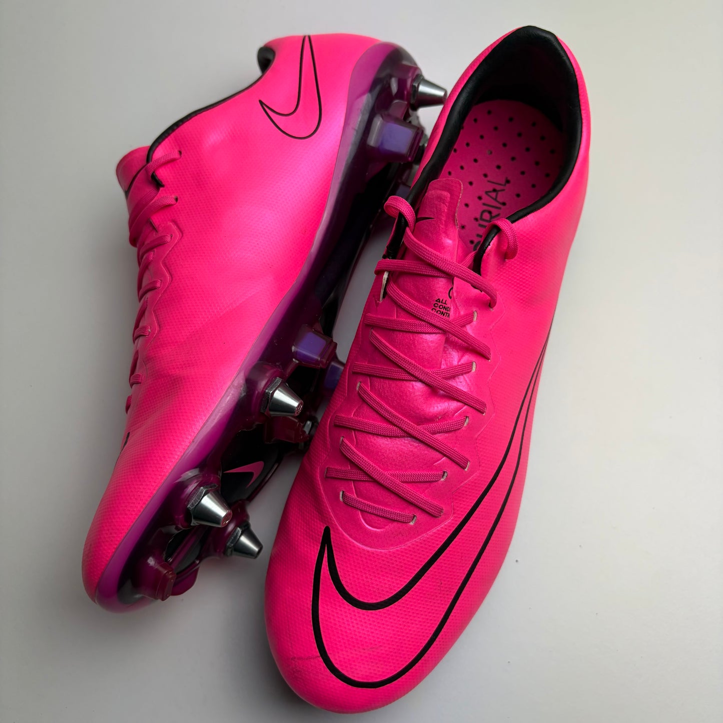 Nike Mercurial Vapor X Elite Sg-Pro Football Boots ‘Hyper Pink’ Uk 6 Used Once