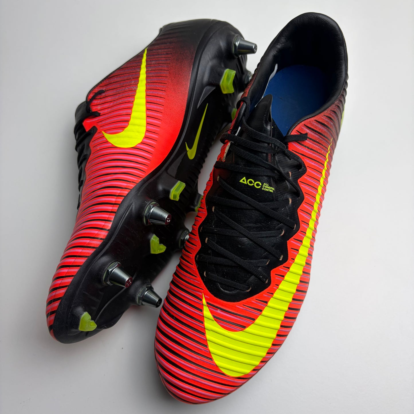 Nike Mercurial Vapor XI Sg Elite Football Boots ‘Total Crimson’ Uk 9 Very Rare