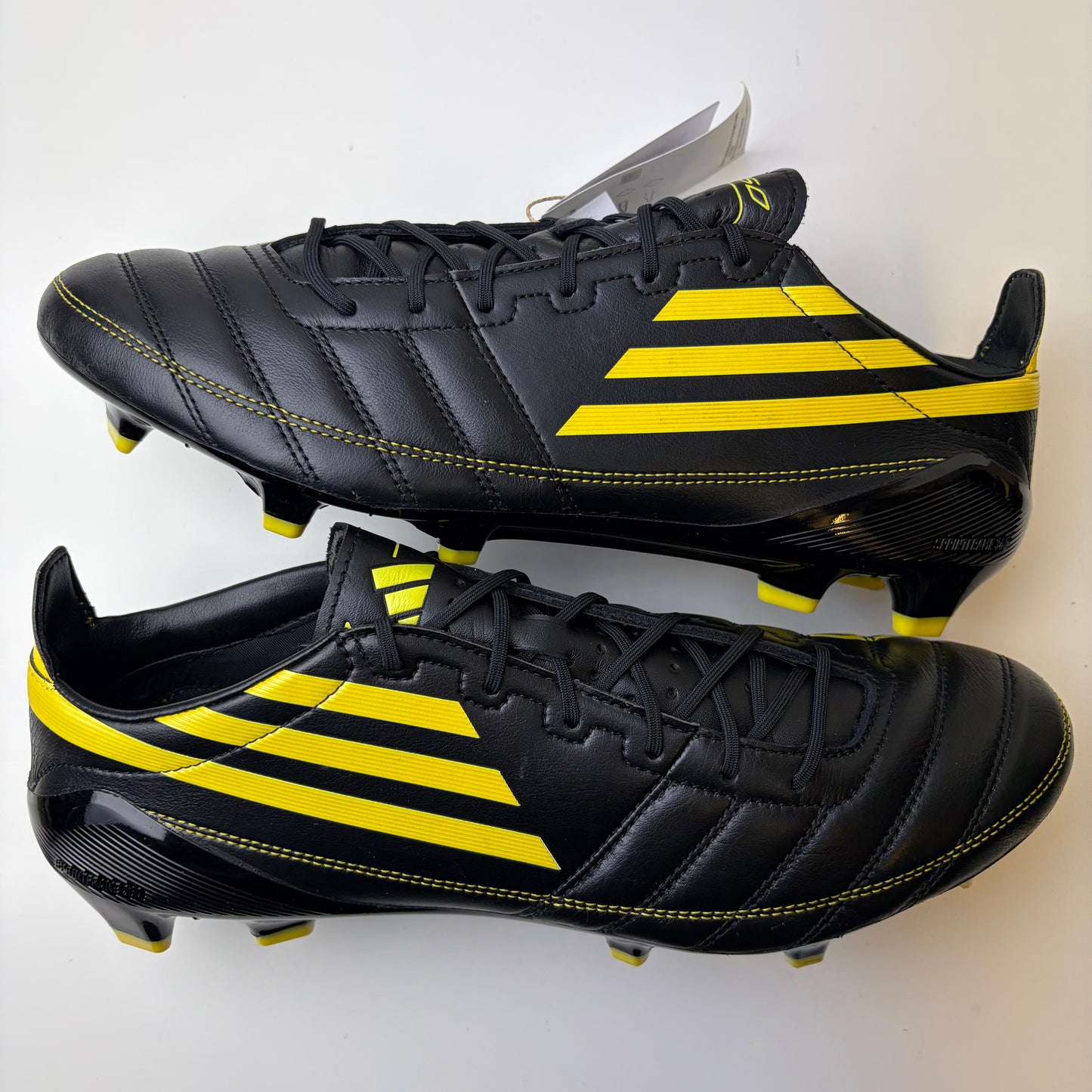 Adidas F50 Elite Fg Leather Black 2010 Limited Edition Football Boots Uk 10.5