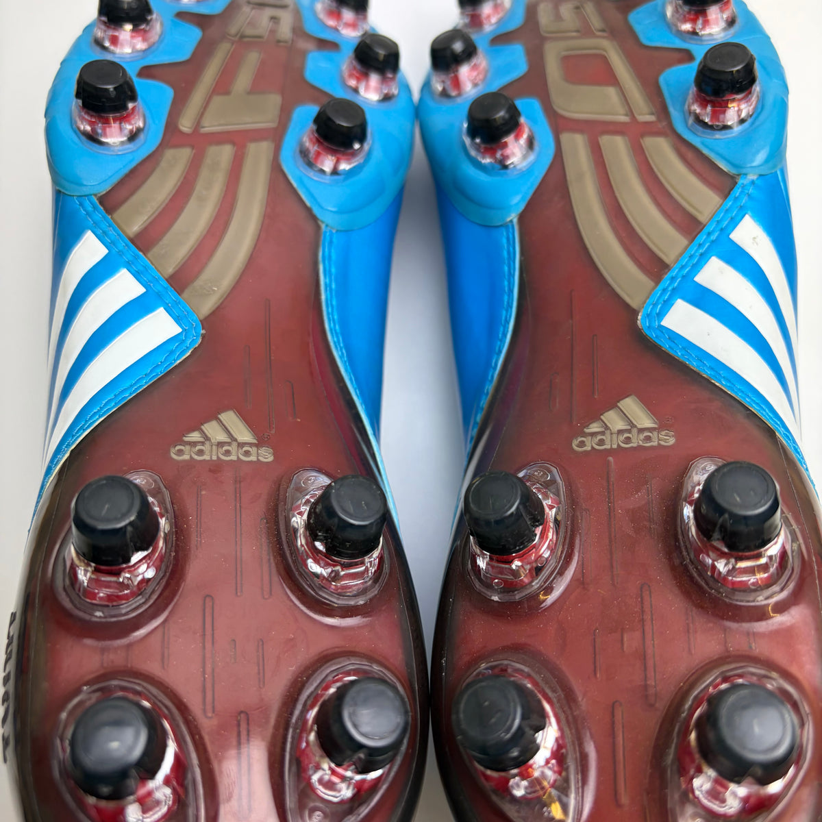 Adidas F50i Tunit Fg Retro Blue Football Boots Uk 9.5 Sample Collector