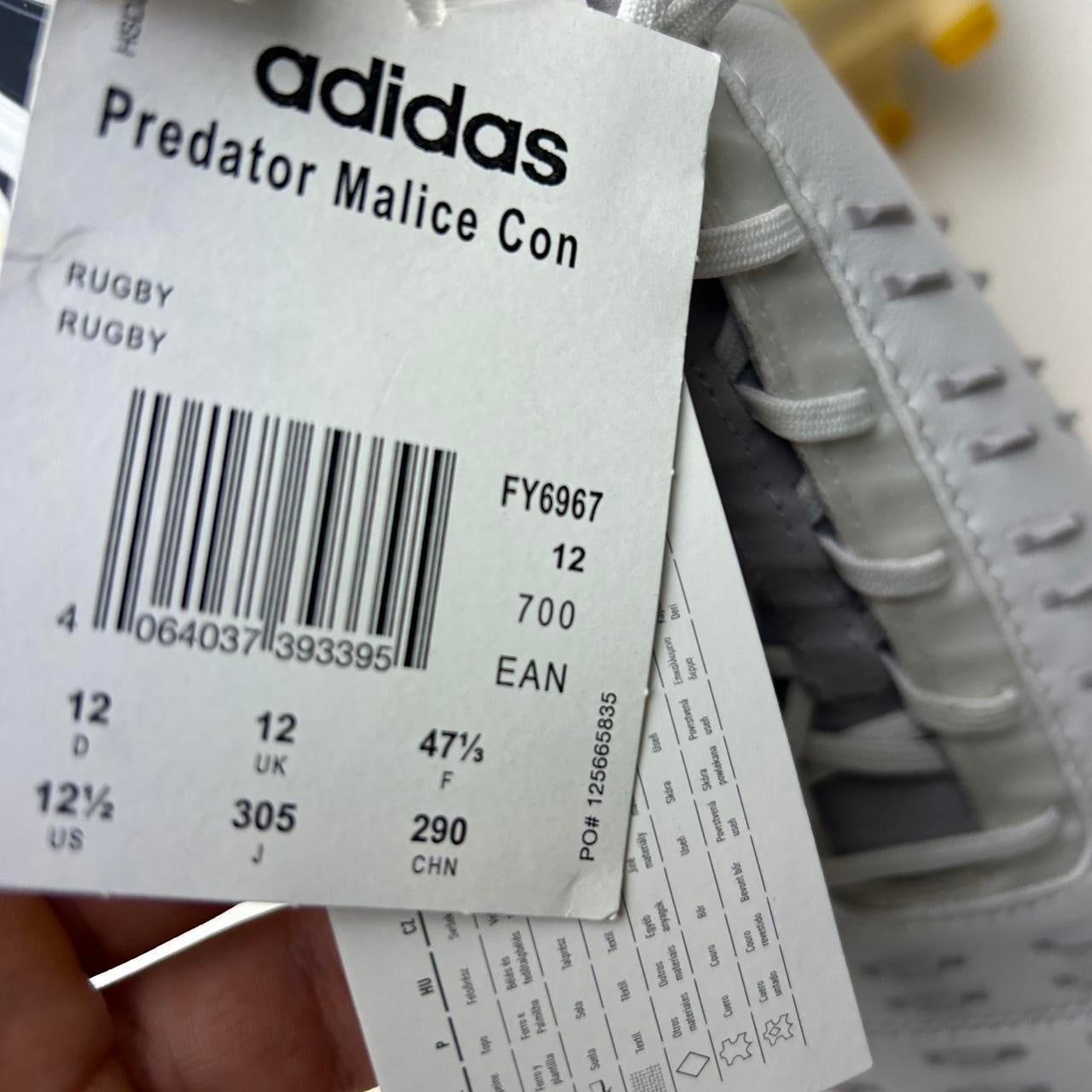 Adidas Predator Malice Control Elite Fg Rugby Boots Uk 12