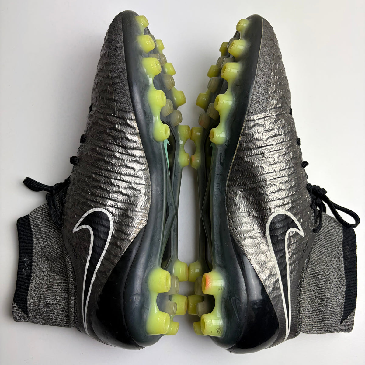 Nike Magista Obra 1 Elite Ag Football Boots Silver Uk 9 Super Rare