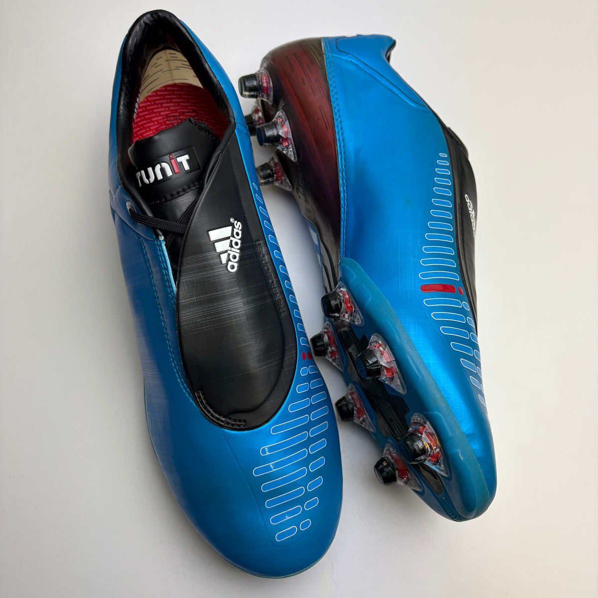 Adidas F50i Tunit Fg Retro Blue Football Boots Uk 9.5 Sample Collector