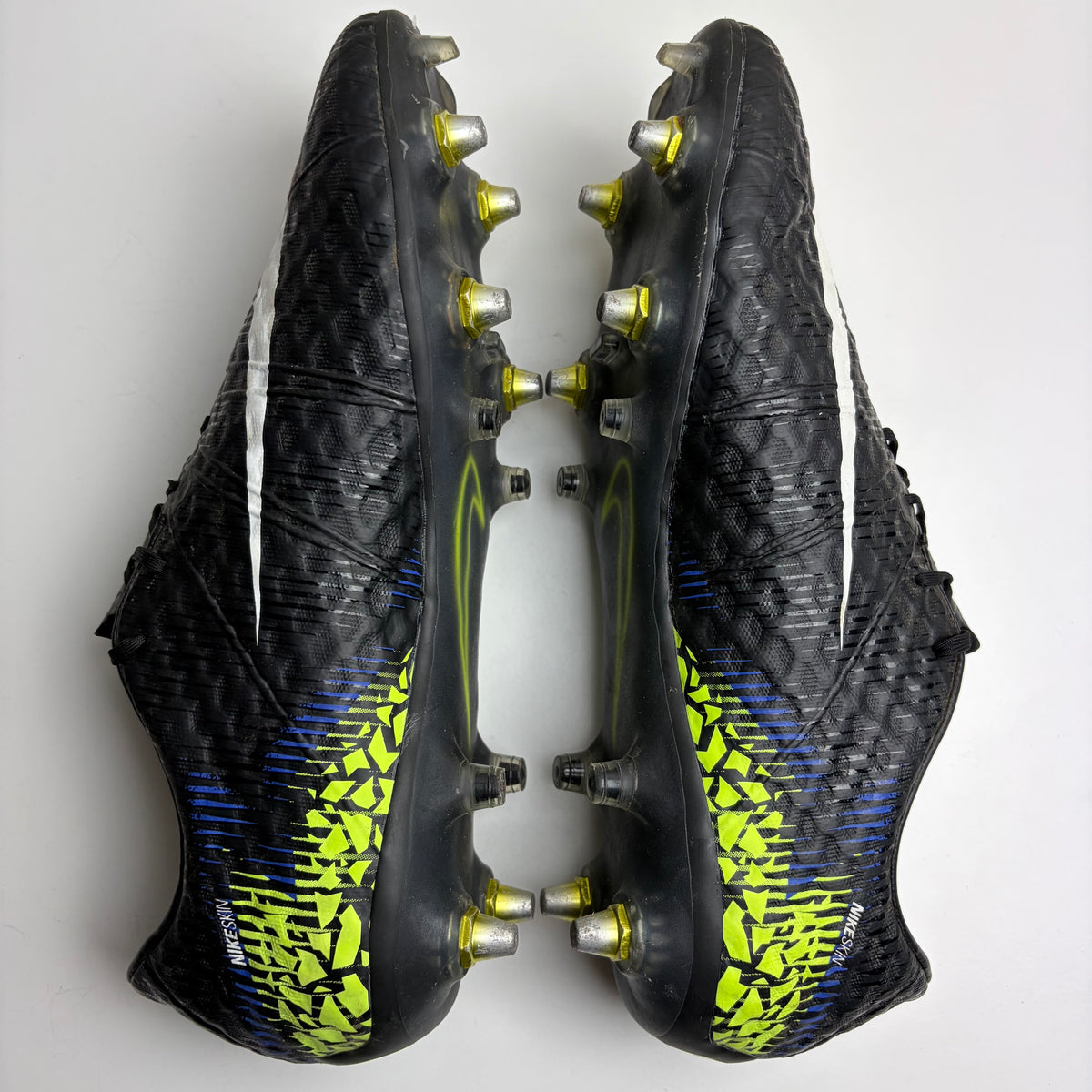 Nike Hypervenom Phinish Ii Elite Sg Anti Clog ‘Black Volt’ Football Boots Uk 8.5