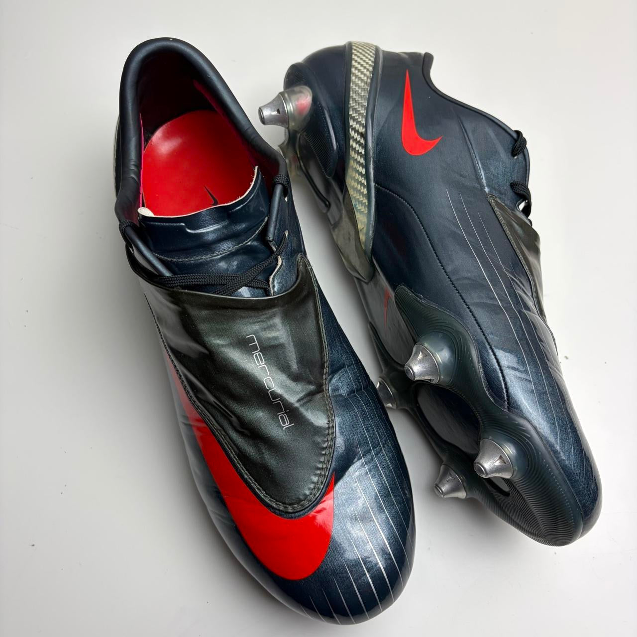 Nike Mercurial Vapor IV Sl Elite Football Boots Charcoal/Max Orange Uk 9 Italy