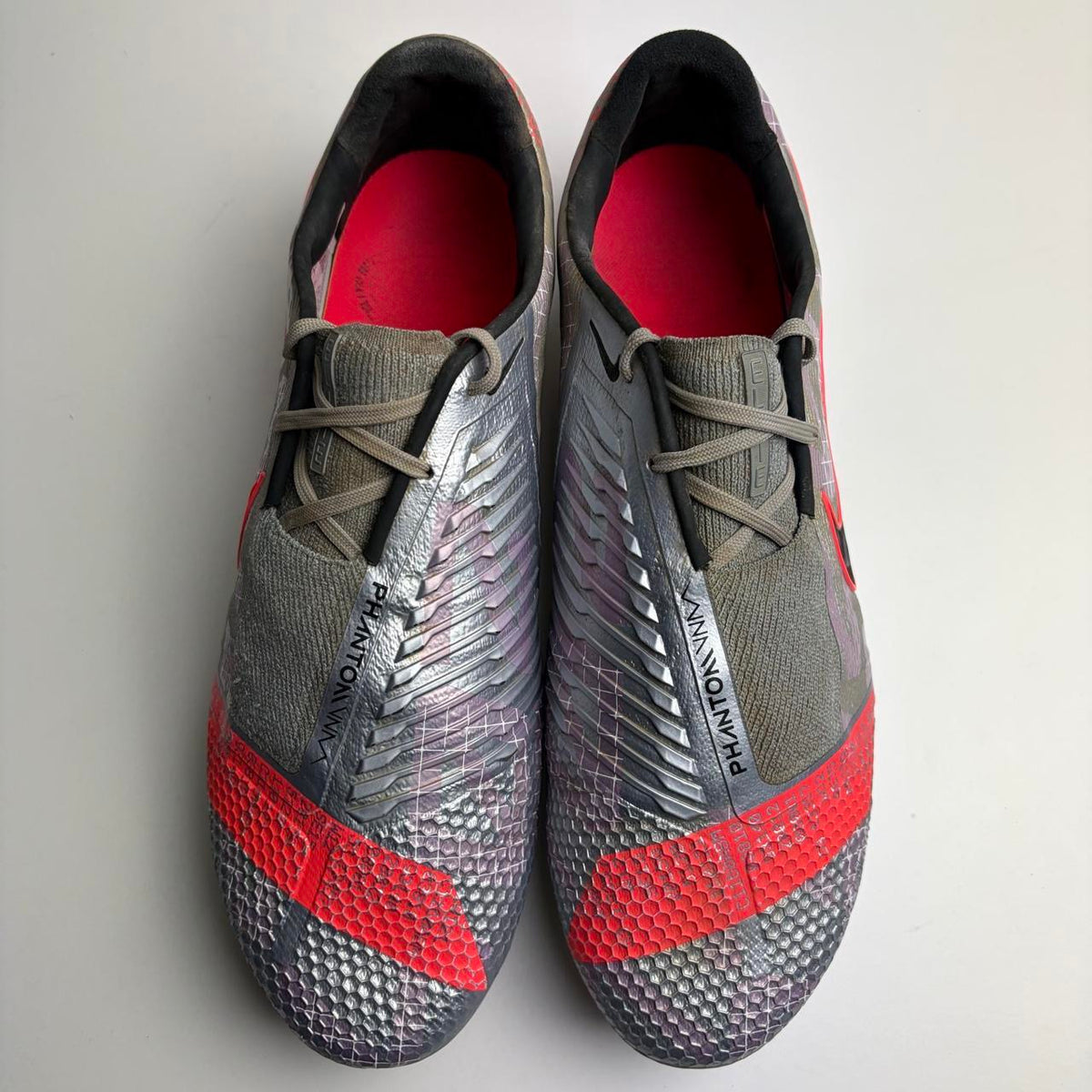 Nike Phantom Venom Elite Sg Silver Football Boots Uk 8.5 Rare