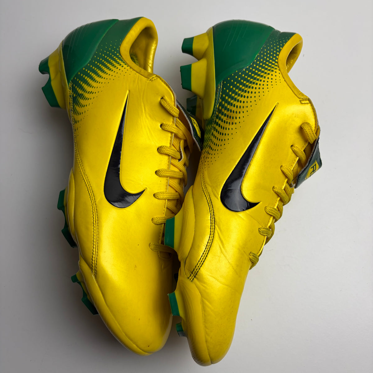 Nike Mercurial Talaria Iii R9 Yellow Brazil Football Boots Uk 10 Retro So Rare