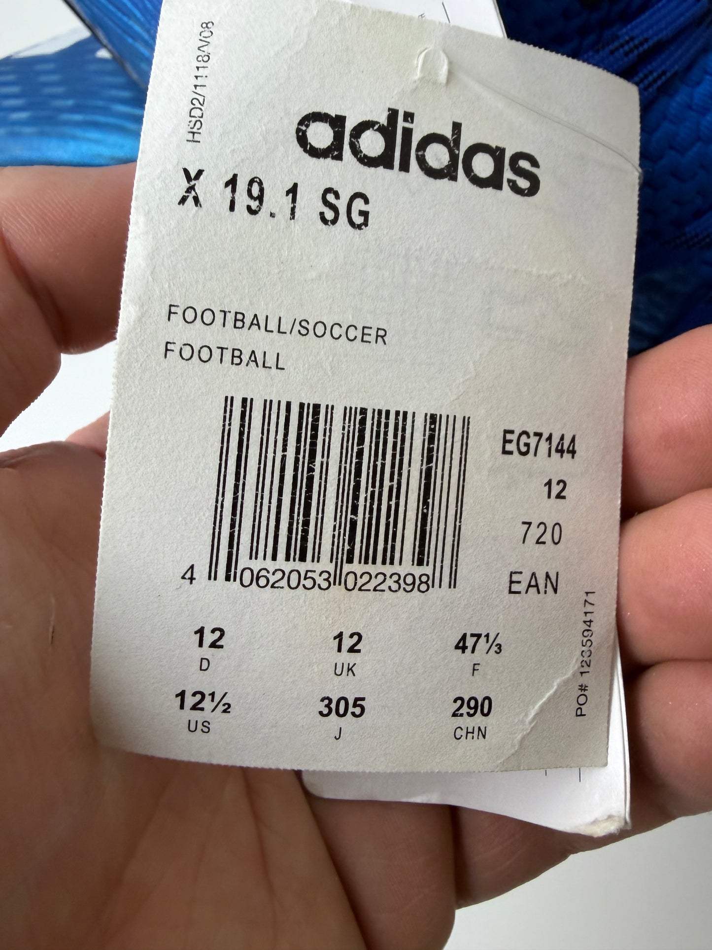 Adidas X 19.1 Sg Elite Football Boots Uk 12