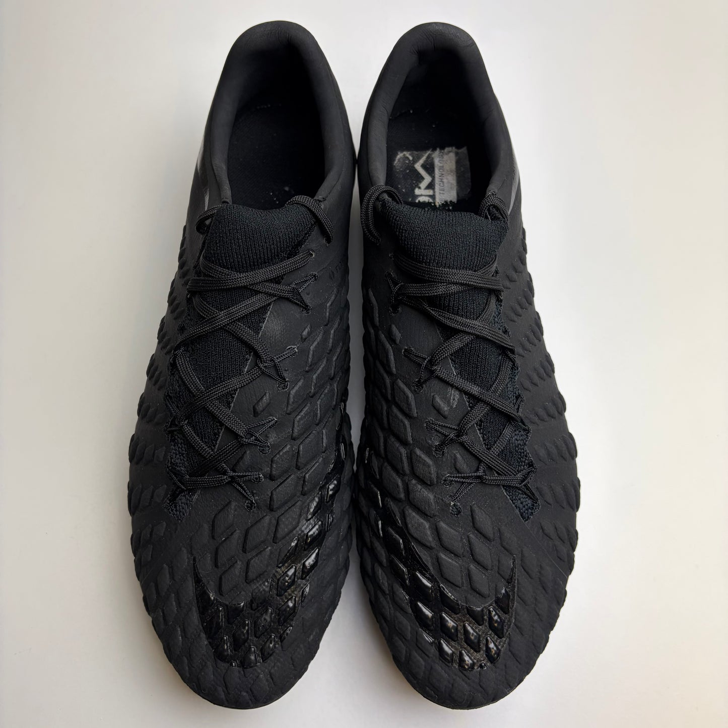 Nike Hypervenom Phantom Iii Elite Fg ‘Stealth Ops’ Blackout Football Boots Uk 9