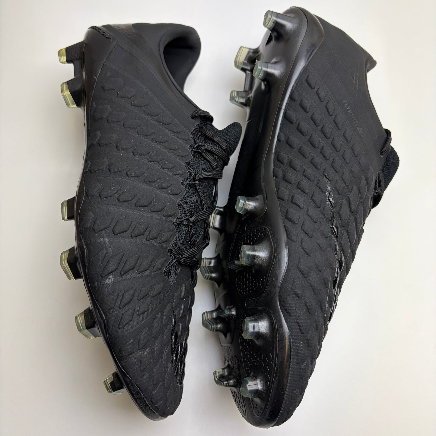 Nike Hypervenom Phantom Iii Elite Fg ‘Stealth Ops’ Blackout Football Boots Uk 9