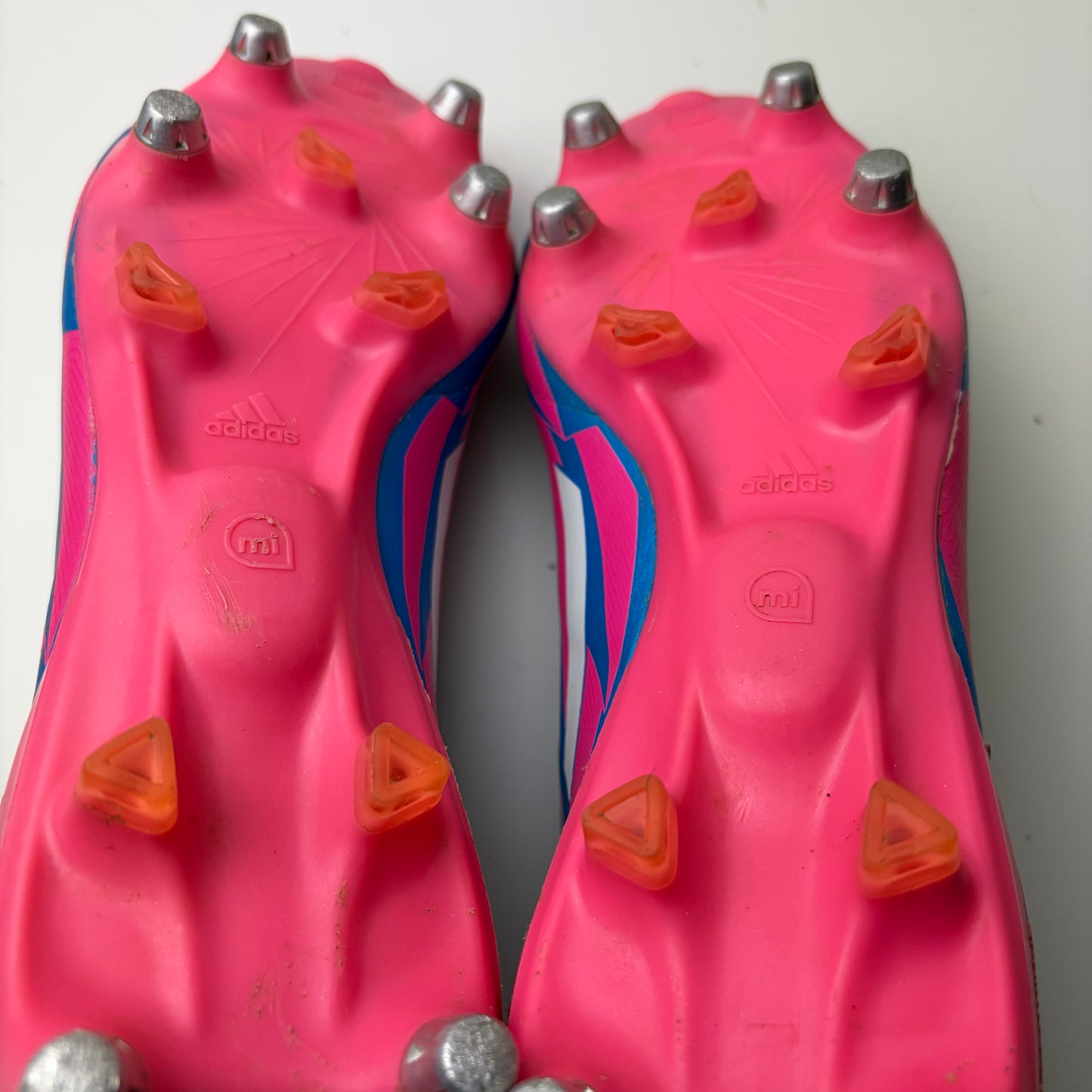 Adidas F50 Adizero Sg Football Boots Uk 9 Pink Rare