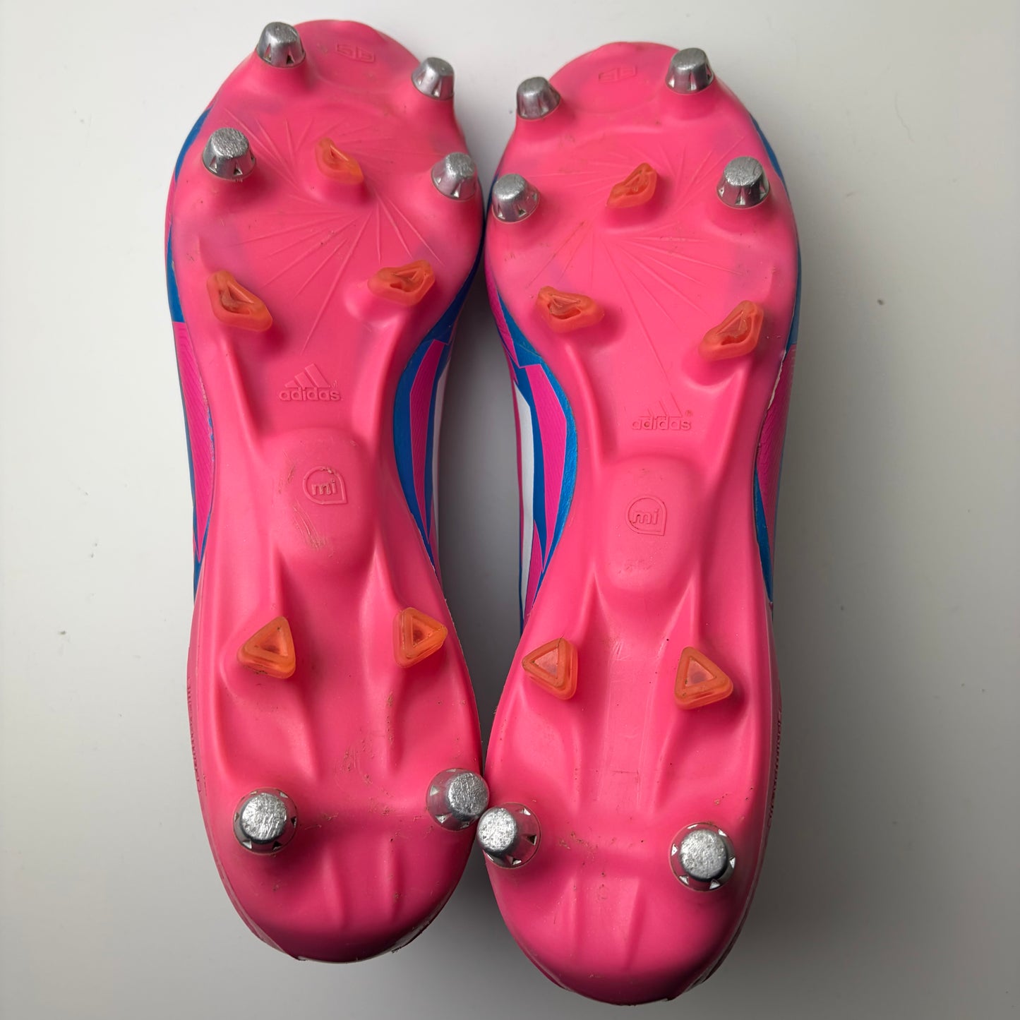 Adidas F50 Adizero Sg Football Boots Uk 9 Pink Rare