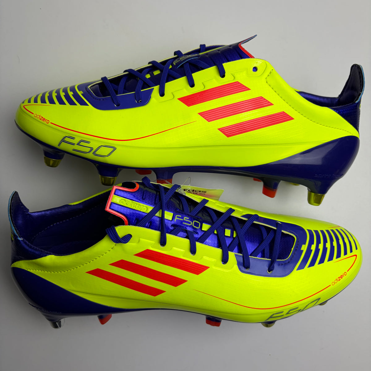 Adidas F50 Adizero Sg Elite Football Boots Yellow Uk 7 With Tags