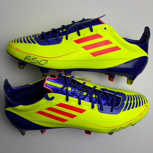 Adidas F50 Adizero Sg Elite Football Boots Yellow Uk 7 With Tags