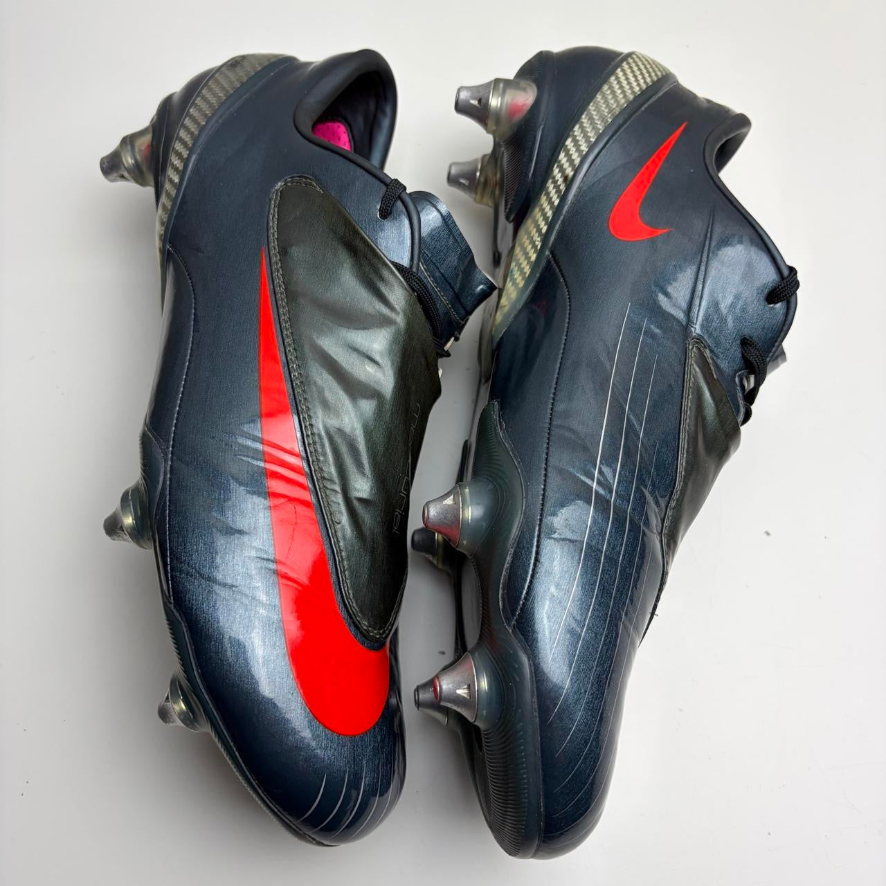 Nike Mercurial Vapor IV Sl Elite Football Boots Charcoal/Max Orange Uk 9 Italy