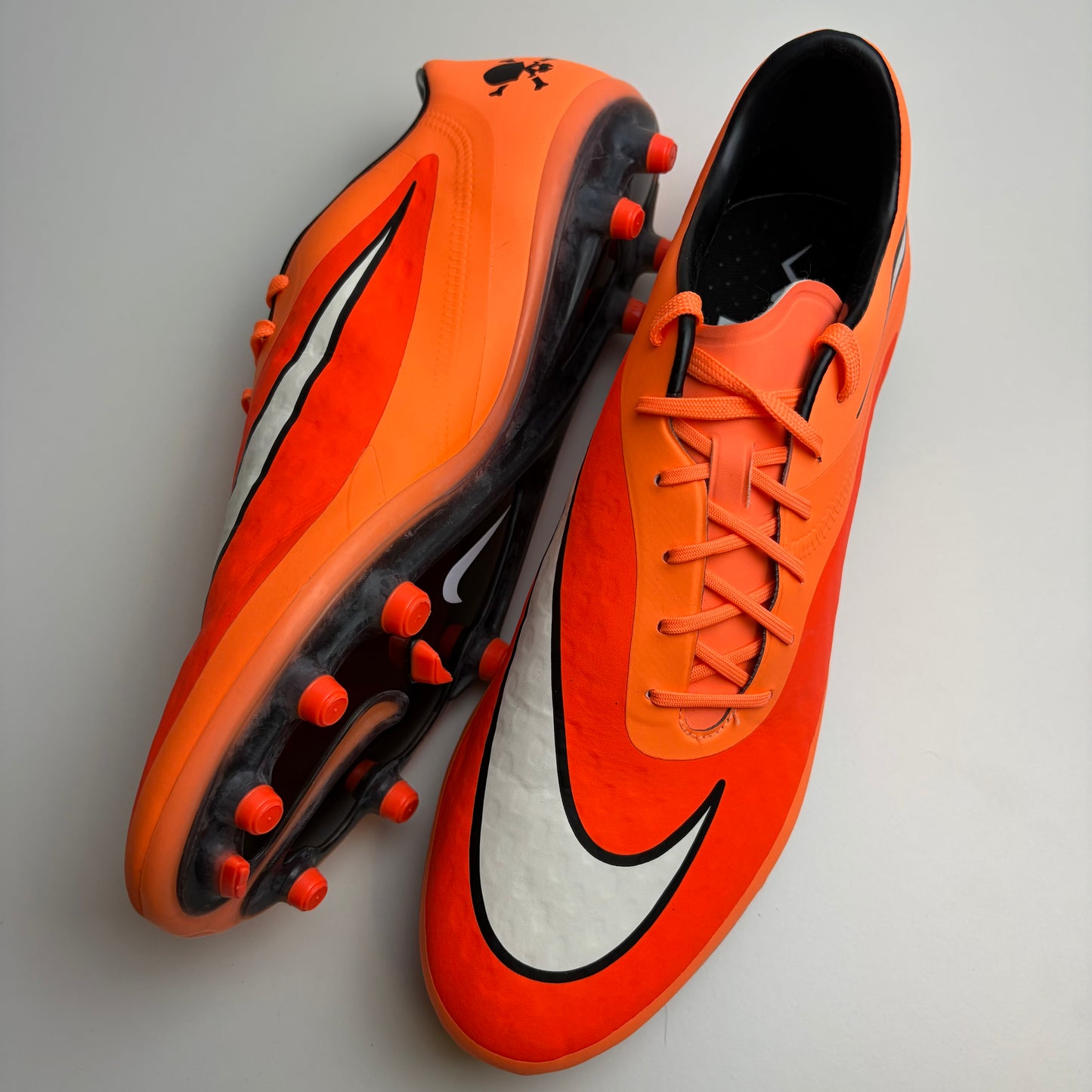 Nike Hypervenom Phatal I Fg Pro Football Boots Uk 10 Rare Orange