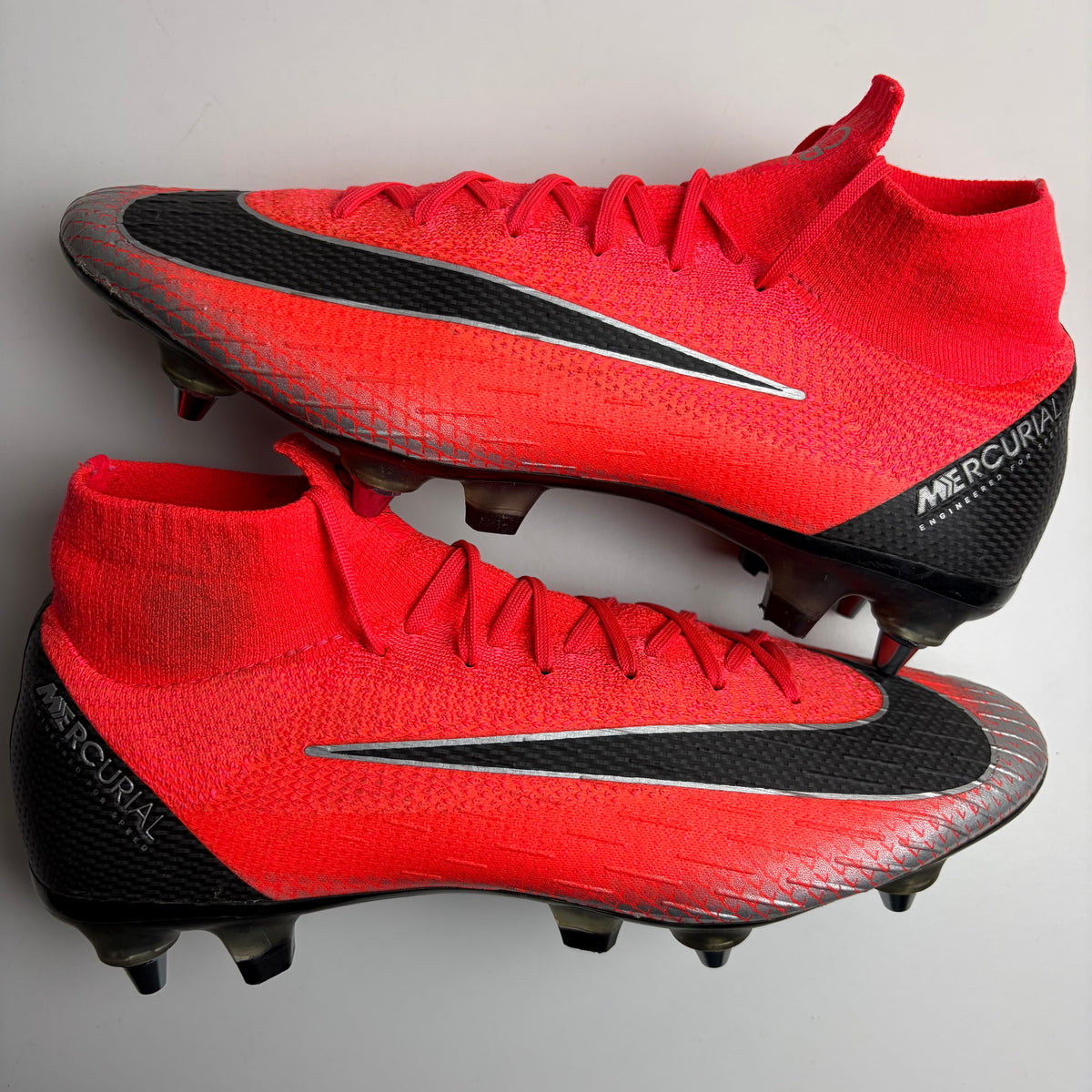 Nike Mercurial Superfly Vi Elite Sg Anti Clog ‘flash Crimson’ CR7 Uk 8 Rare