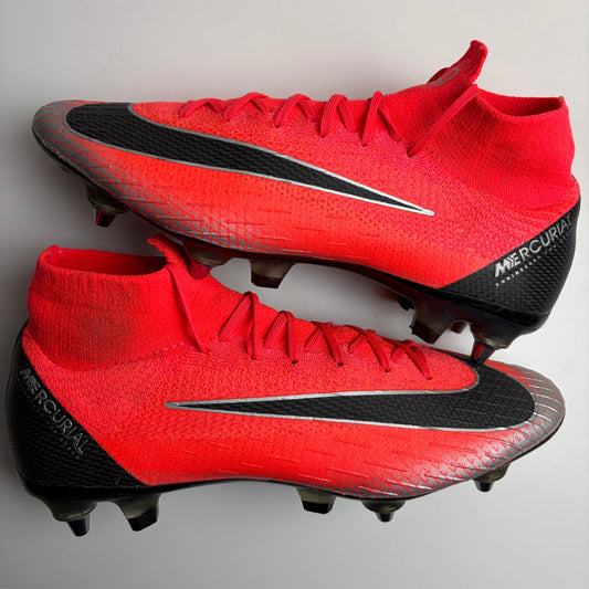 Nike Mercurial Superfly Vi Elite Sg Anti Clog ‘flash Crimson’ CR7 Uk 8 Rare