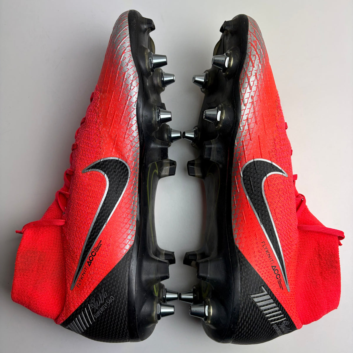 Nike Mercurial Superfly Vi Elite Sg Anti Clog ‘flash Crimson’ CR7 Uk 8 Rare